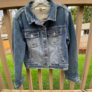 Nordstrom Sister Moon Stretch Denim Jacket